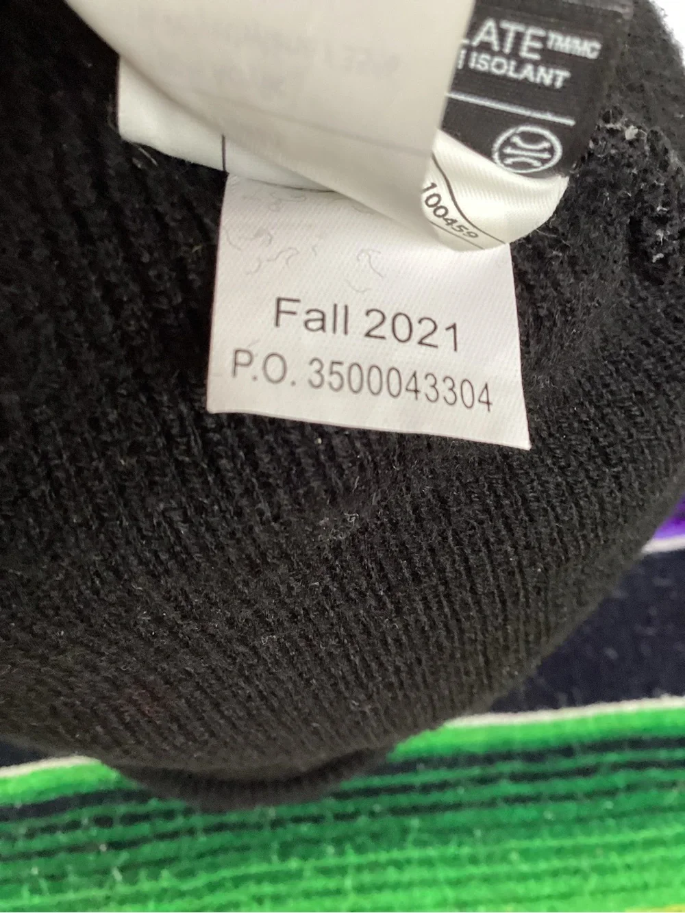 Carhartt Black Thinsulate Face mask balaclava